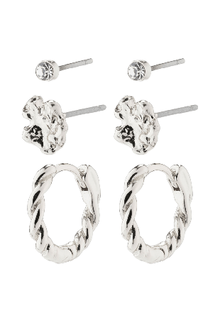 Pilgrim Emanuelle Earrings Smycken & klockor Dam Silver ONESIZE