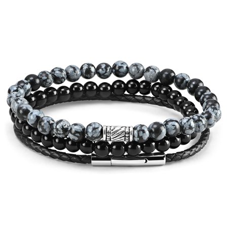 Conjunto de Pulseiras Agra para homens - Pulseiras de contas