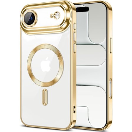 iPhone Air Cover – Metallic Cover med Magnetisk Kompatibilitet, Slankt Design - Guld
