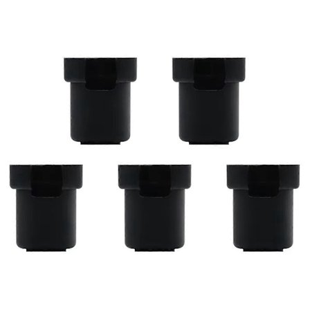 5 stk Hotend Silikon Sokkbeskyttelse 3D-skriverdeler Høy temperaturbestandighet for QIDI X-Max 3 / X-Plus 3 / X-Smart 3