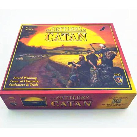 Catan Settlers brætspil engelsk version Afslappet puslespil konfrontationsspil egnet til fester Udsøgt Catan—yux