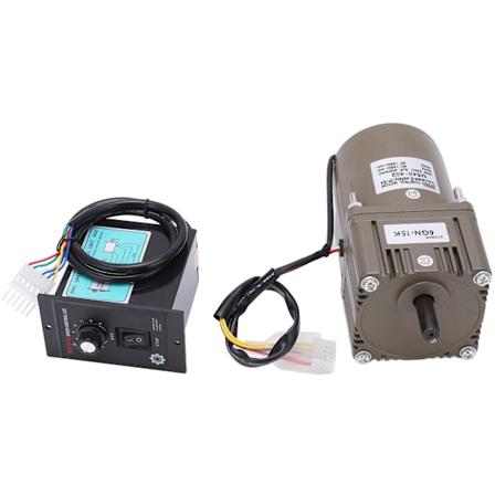 AC 220V 40W Enfasmotor med Asynkron Växel, Justerbar Hastighet (15K)