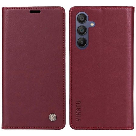 YIKATU YK-001 Deksel til Samsung Galaxy A26 5G/A16 4G Stativ Lær Telefondeksel Sterk Lukking