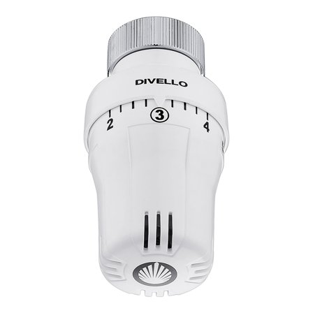Divello Total Ø22-DAN Patteritermostaatti Ø22-DAN 7-21 (23) °C, Lämmitys