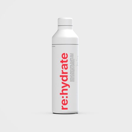 Schwarze Thermosflasche, kompatibel mit einem Kaffeebecher-Deckel
