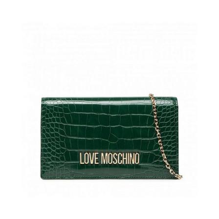 Moschino, Mini Bags Groen, Dames, Maat:ONE Size,leer