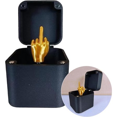 3 stk. Langfinger i en eske - Morsom finger-overraskelsesgaveeske, perfekt spøkegave for voksne