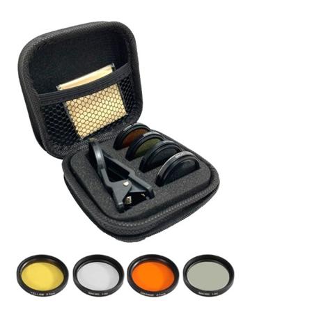 Akvarium linse fisk tank telefon kamera linse filter 4 i 1 makro linse
