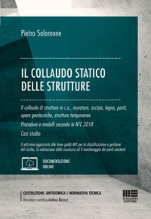 Il collaudo statico delle strutture. Con espansione online Pietro Salomone