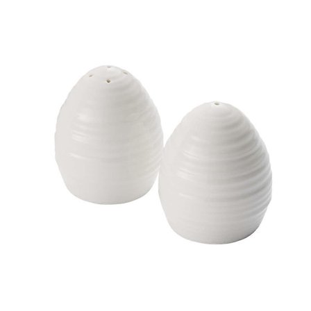 Vitt Salt- och Pepparset