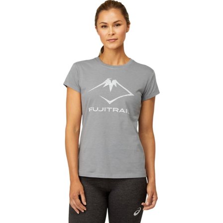 Asics Women's Fuji Trail Tea Women short-sleeved shirts Grey L