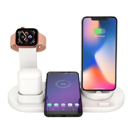Ladestation til Mobil, Apple Watch & AirPods - Induktion