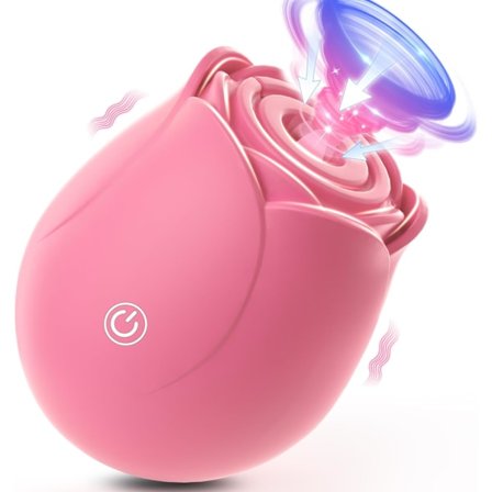 Klittorvibrator Sexleksaker, 10 Slickande Lägen Bröstvårtor Sexleksak för Snabb Orgasm Sugvibrator, Tungvibrator Vuxenleksaker för Kvinnor Par