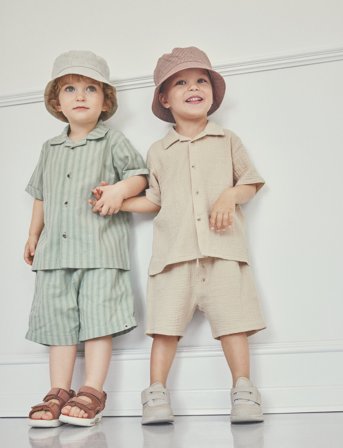 Huttelihut Shorts Muslin - Beige - 104