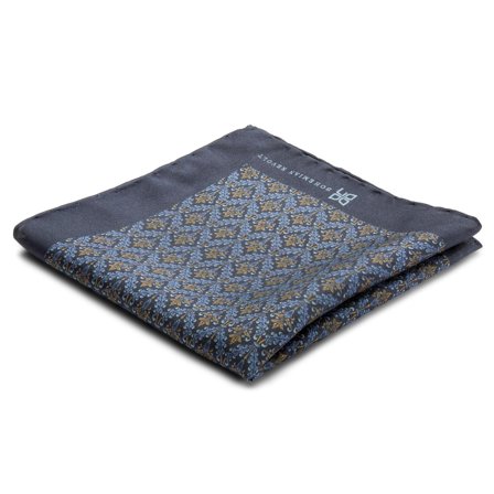 Pañuelo de bolsillo de seda Brux Brooklyn para hombres - Pañuelos de bolsillo estampados