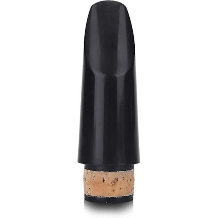 Klarinetmundstykke, Professionelt ABS Kork Klarinetmundstykke Til Klarinetinstrumenter Sort 1stk