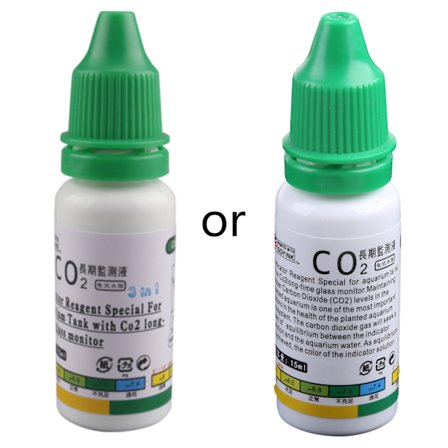 15 ml Aquarium CO2 Indicator Solution Monitor Vätskeglas Koldioxid Checker Fisk för tankväxter Levnadsvillkor Vätsketestare