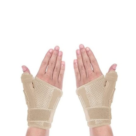 Fleksibel skinne håndledd tommel støtte bøyle for senebetennelse leddgikt pustende tommel beskytter vakt