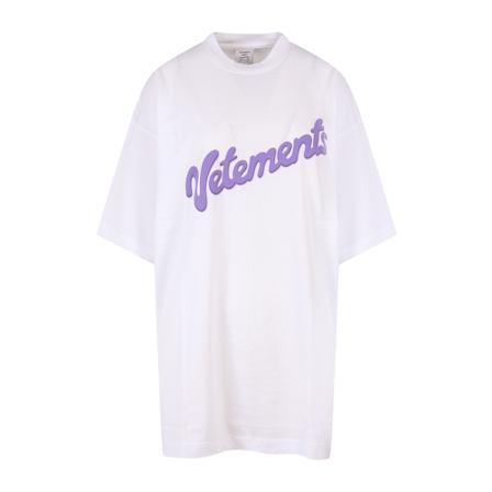 Vetements, T-Shirt Ua 53Tr 480W Wit, Dames, Maat:S