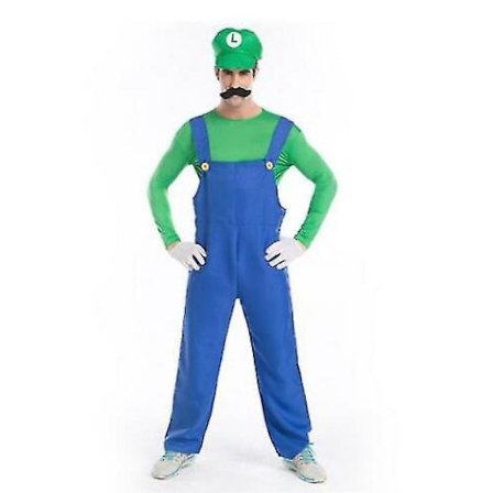 Voksne mænd Super Mario Bros. Kostume Fancy Dress Kostume Cosplay Kostume