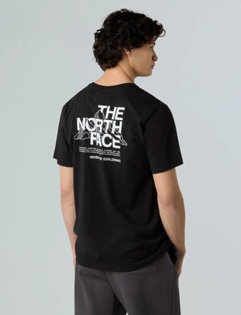The North Face M Mountain Sketch Ss Tee - Black - XS