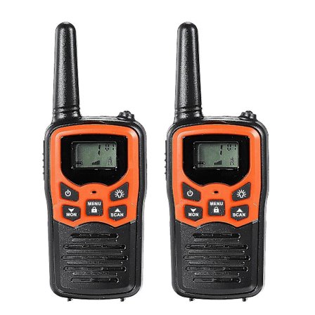 22-kanavainen kädessä pidettävä radiopuhelin, 10 km UHF 400-470 MHz, kaksoiskaistainen, pitkän kantaman viestintä