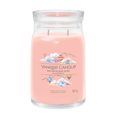 Yankee Candle Signature Jar Candles Watercolour Skies 567g - Candela Profumata