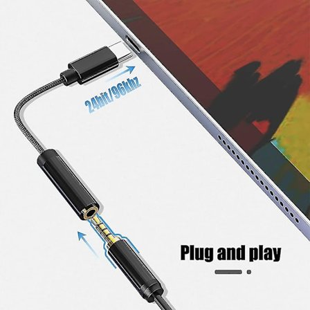3,5 mm TRS till TRRS mikrofon Sc7-kabel + typ C hane till 3,5 hona adapter