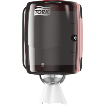 DISPENSER TORK M2 RØD/SORT