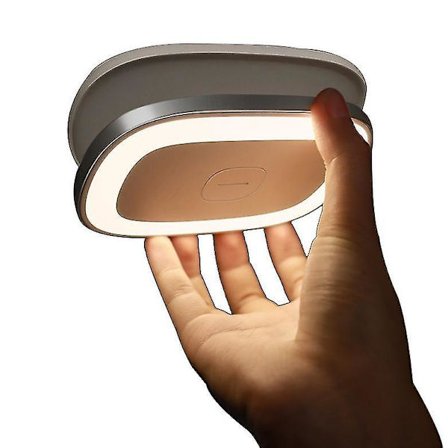 Usb Rechargeable Magnetic Led Lamp , Touch Sensor Car Ceiling Light For Reading(Black)