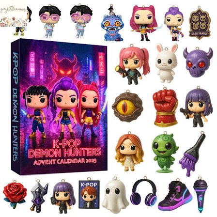 Viikonloppuale! Kpop Devil Hunter Joulukalenteri Joulukuusen Koriste Akryyliriipus