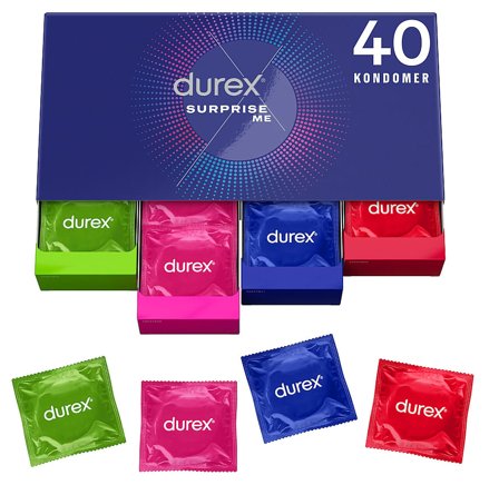Durex Kondom 40 stk, Mænd, Krop & Helse, Kondomer