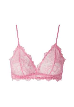 Understatement Lace Triangle Bralette Bh Dam Rosa S