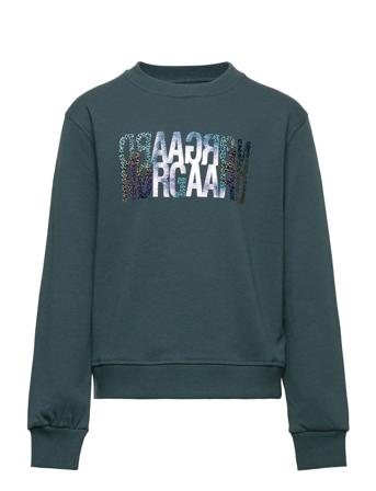 Organic Sweat Talinka Sweatshirt Sweat-shirt Genser Grønn Mads Nørgaard