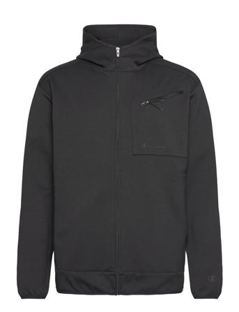 Hooded Full Zip Sweatshirt Black Champion