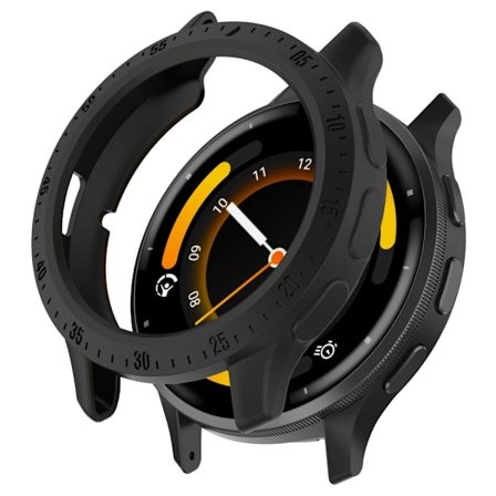 Garmin Venu 3 Flexibelt fodral Skraptåligt Quick Release Watch Bumperfodral med urtavla - Svart