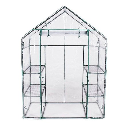 Drivhus Plast Sammenklappeligt Klart Dække Blomst Bonsai Plante Beskyttende Dyrkningstelt Qinhai-eyzi