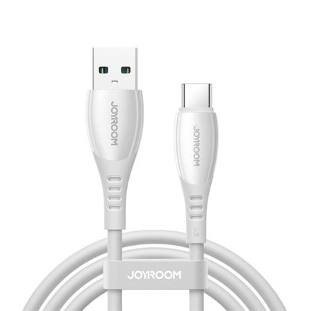 Joyroom S-A59 Vibrant Series 3A USB-A - USB-C kabel 1,2 m - hvid