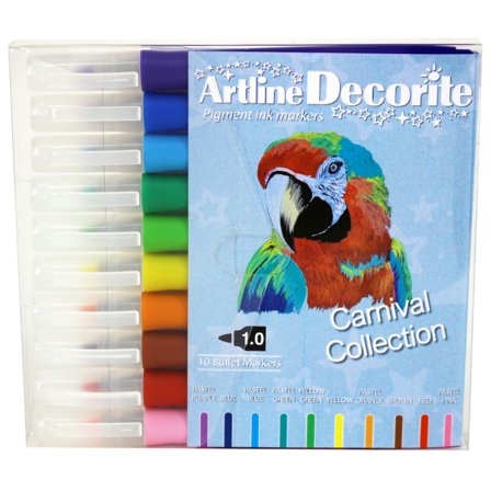 Decorite Marker 10-pakning Carnival