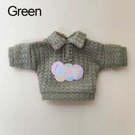 Mini strikket genser 1/12 Doll Cardigans GRØNN Green