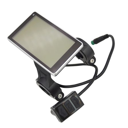 Kontrollpanel för elscooter 24V/36V/48V Elektrisk cykel LCD-display