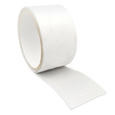 Selvklebende reparasjonslapp for myggnett, reparasjonslapp for myggnett (hvit, 5 x 200 cm)