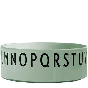 Design Letters Eat & Learn round bowl tritan One Size - Tableware - One size - Green