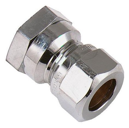 Vatette FG033053520 Klemringkobling rett, forkrommet Tilkobl.15 (1/2") 37,5 mm, Installasjon