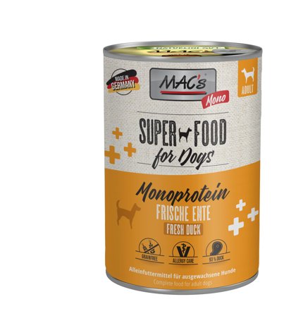 Mac's Mono Super Food for Dogs And 800g - Våtfôr