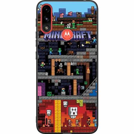 Motorola Moto E7i Power Svart Skal Minecraft
