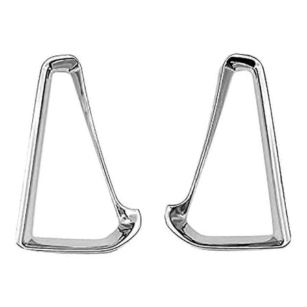 Bil Skyddsram för Noah/Voxy 80-serien Modifierad Bakre Dimljus Dekorativ Ljus Ram Silver