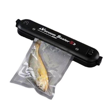 Musta tyhjiölaite, automaattinen elintarvikkeiden tyhjiöpakkaaja 10 BPA-vapaata