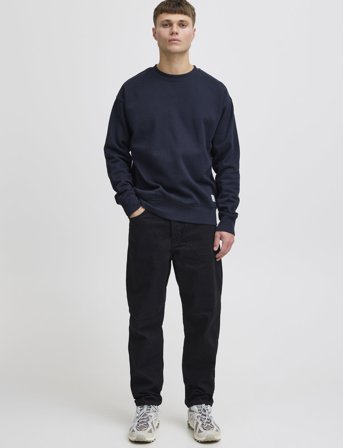 Solid Sdlenz Crew Sw - Blue - L