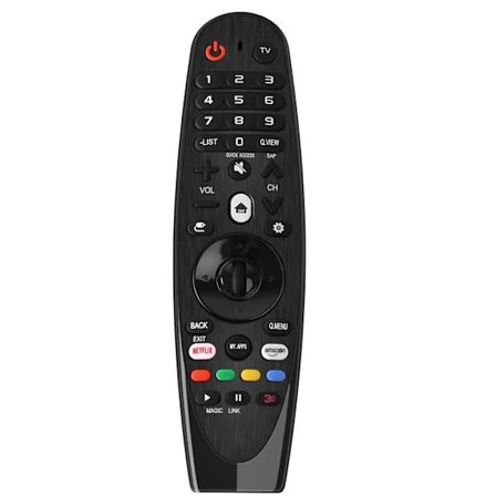 LG Fjernbetjening Magic Remote control til LG modeller, Netflix og Prime Video genvejstaster null ingen ( MR650A Infrarød mus uden stemme)